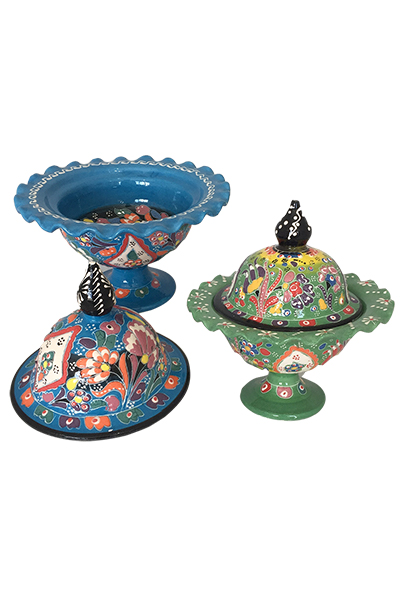 Footed Turkish Bowl - 15 cm